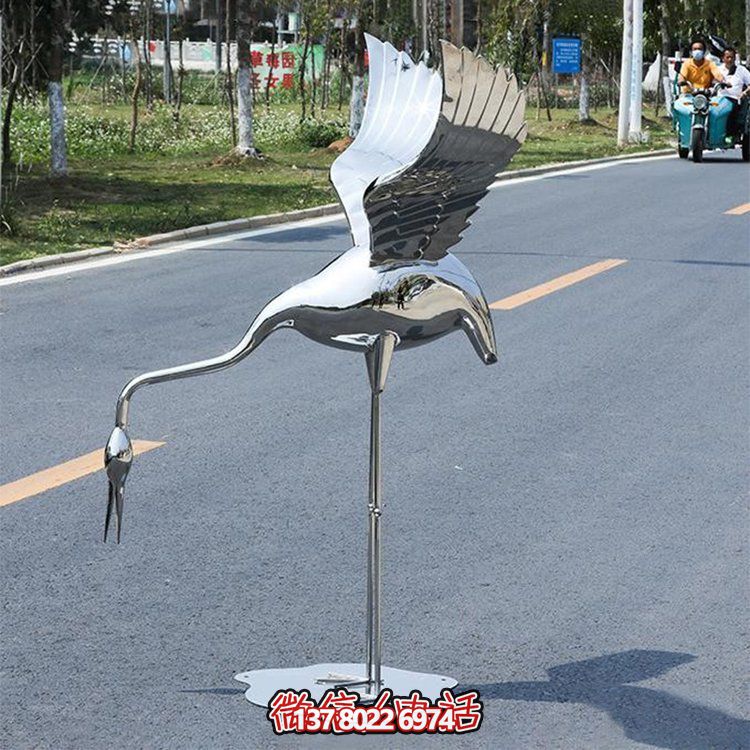 火烈鳥雕塑，美化你的園林景觀