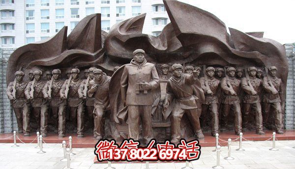 抗戰(zhàn)時期銅雕雕塑，緬懷那段英雄時光