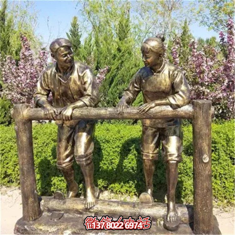 仿古銅雕塑，玻璃鋼景觀雕塑