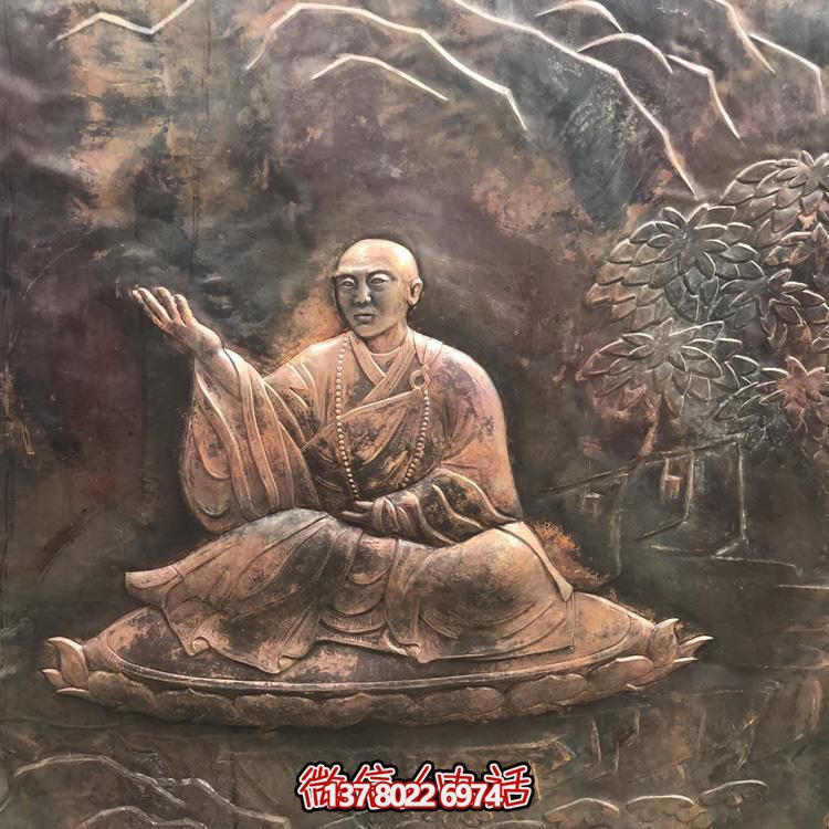 鑄銅觀音佛像浮雕壁畫，帶給大型寺廟儀式感的非凡氣派