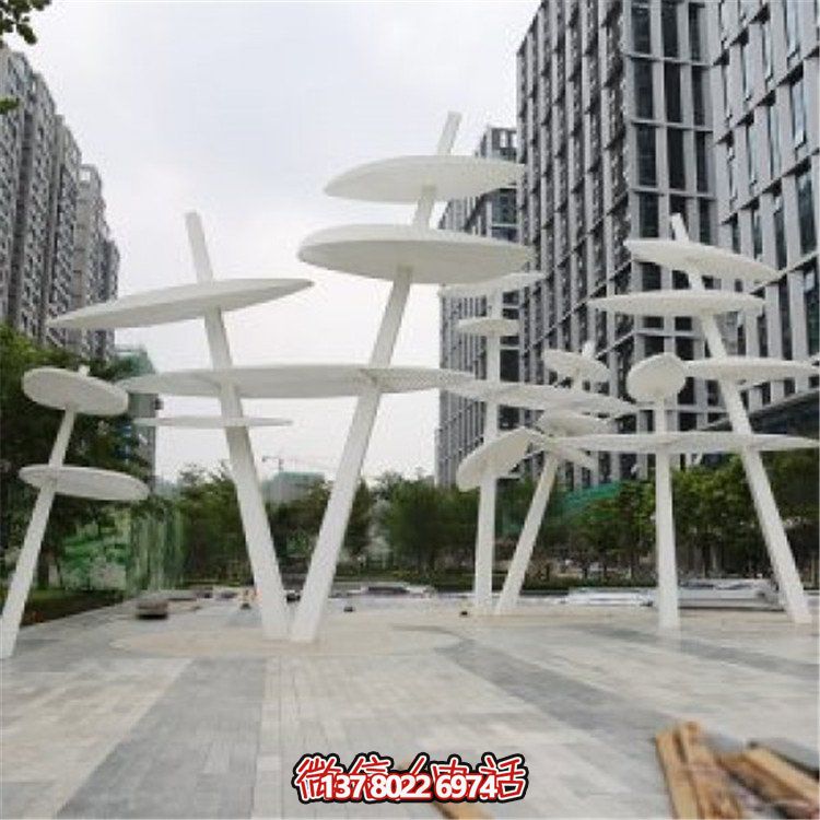 不銹鋼大型樹葉雕塑，為你的戶外景觀創(chuàng)造獨特的創(chuàng)意