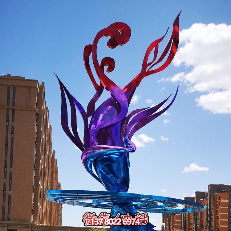 不銹鋼彩繪創(chuàng)意景觀戶外廣場(chǎng)擺件