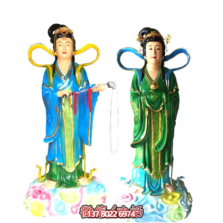 七仙女玻璃鋼雕塑，打造完美園林