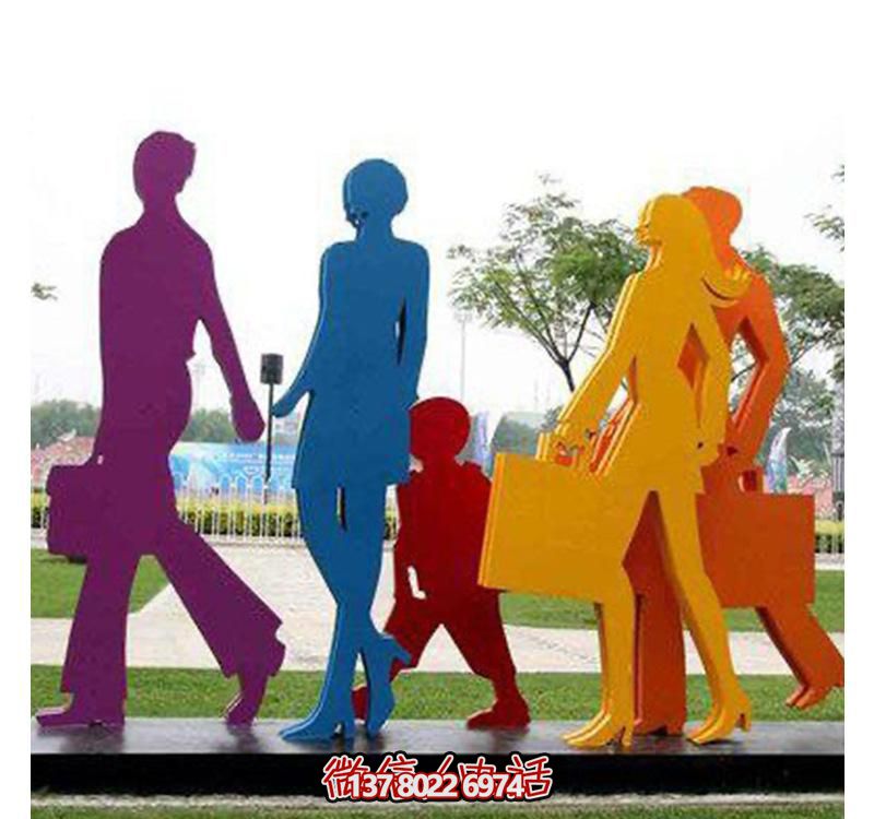 不銹鋼雕塑購物袋，提升海邊景區(qū)購物體驗