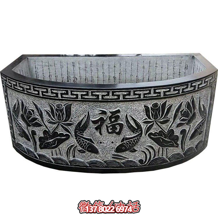 藝術(shù)精美的石雕擺件，點(diǎn)綴美麗庭院