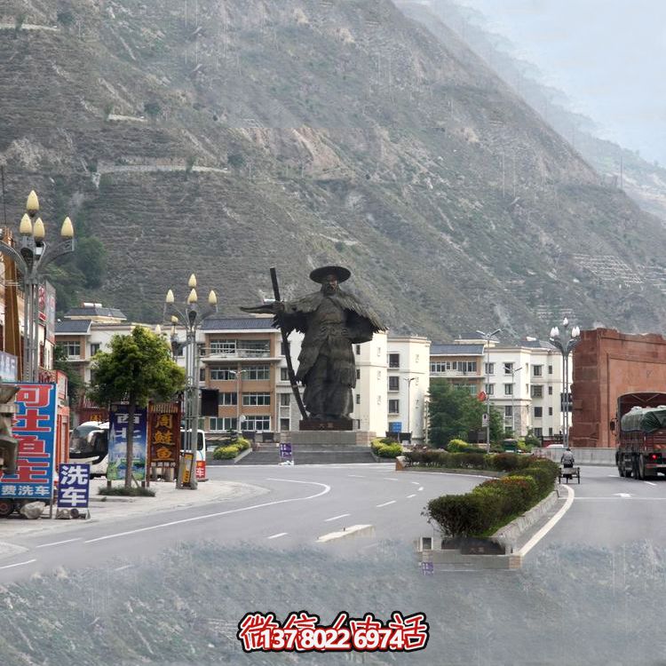 上古大禹雕像，記錄歷史名人傳奇