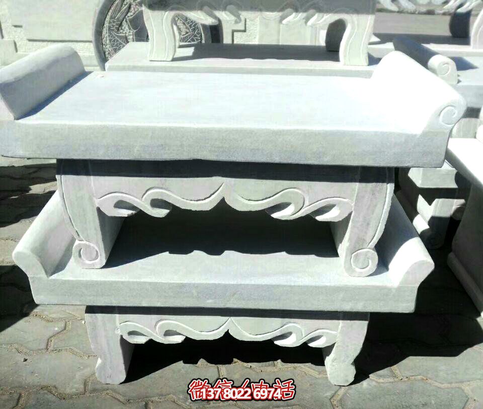 漢白玉佛像供桌，裝點景區(qū)寺院
