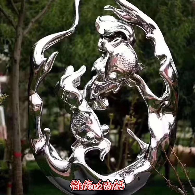 不銹鋼雕塑，為景觀廣場(chǎng)和園林增添抽象藝術(shù)