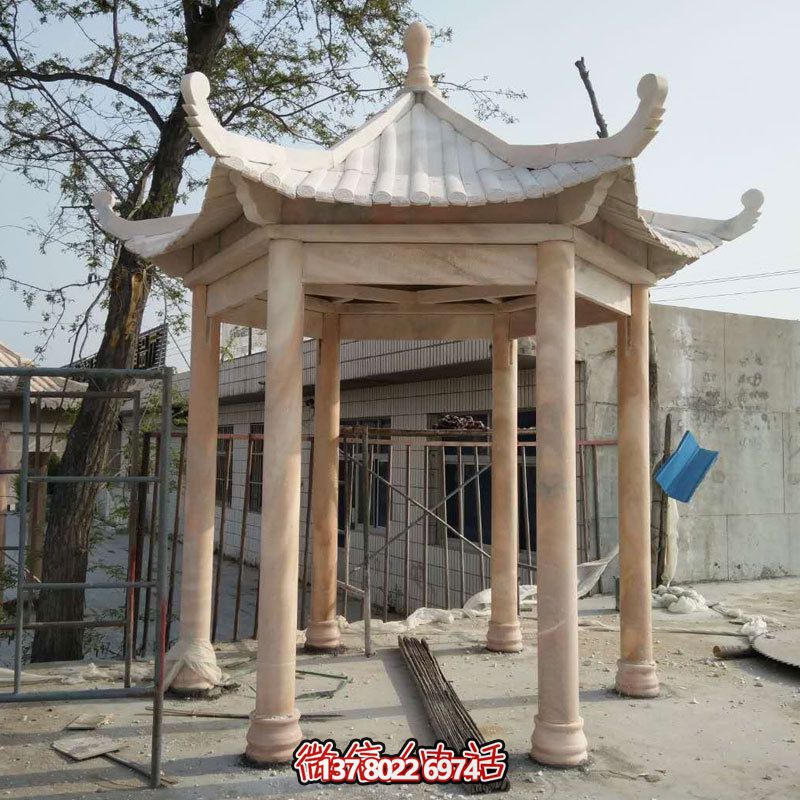 大理石休閑涼亭，美化庭院陽臺(tái)