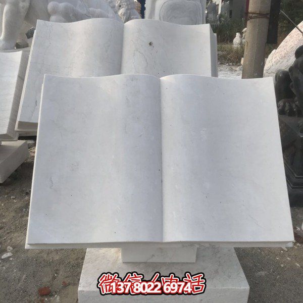 精美的大理石石雕雕塑——點綴園林校園，美化書籍之美
