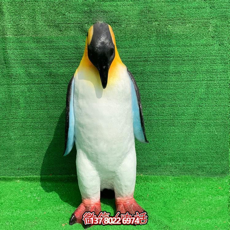 仿真企鵝雕塑，玻璃鋼制作