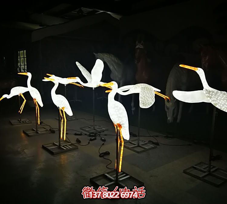 玻璃鋼雕塑景觀亮化，點亮景區(qū)園林