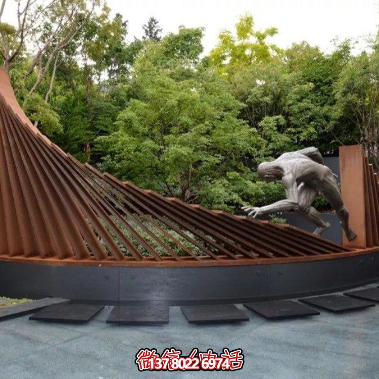 不銹鋼景觀雕塑，創(chuàng)意裝點公園戶外園林
