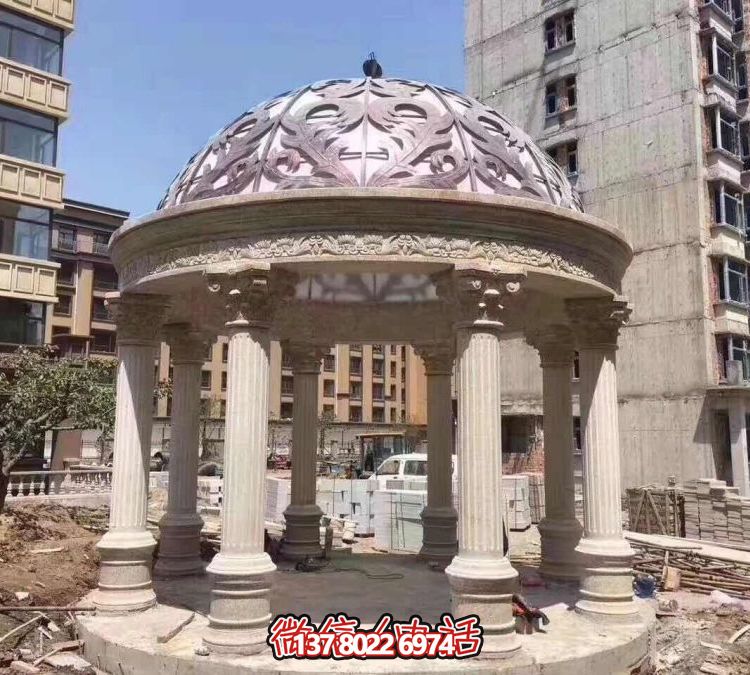 歐式羅馬涼亭，營造優(yōu)雅小區(qū)花園