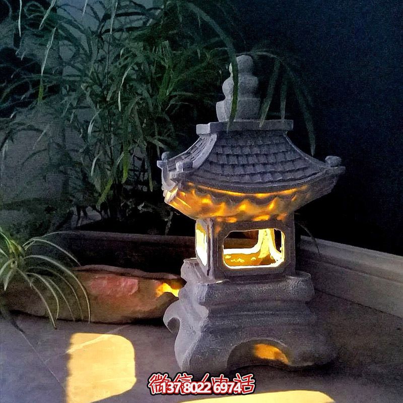 日式風(fēng)落地宮燈，創(chuàng)意裝飾庭院室內(nèi)擺件