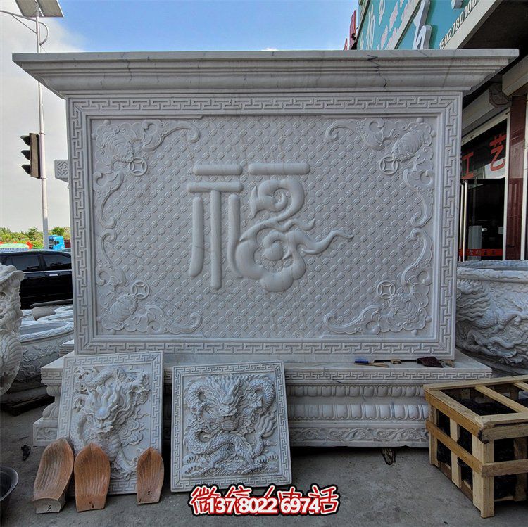 融合傳統(tǒng)文化，唯美經(jīng)典雕塑—中式影壁