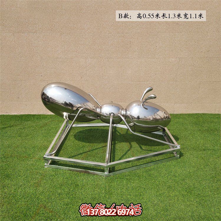 不銹鋼螞蟻雕塑，讓你的小區(qū)、公園、草坪更具特色