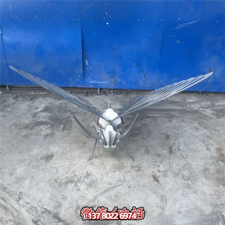 不銹鋼蝴蝶雕塑，點(diǎn)綴你的園林戶外空間