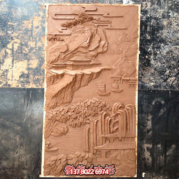 中式大理石浮雕壁畫雕塑，為景區(qū)園林室外擺放而制