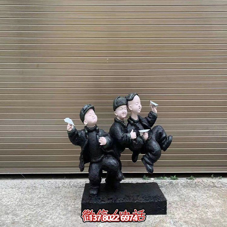 多彩玻璃鋼景觀擺件，添加卡通戶外兒童樂趣