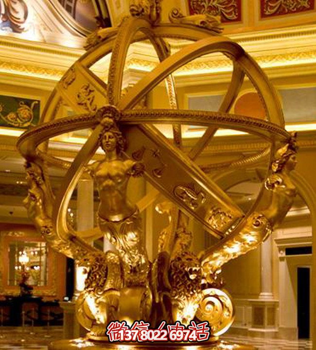 鏤空美人魚雕塑，優(yōu)雅裝點(diǎn)大型商場酒店