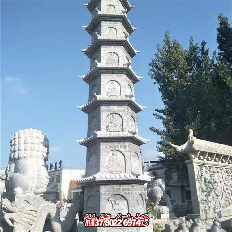 古典佛教雕塑藝術(shù)——精美青石舍利塔、石塔寺、佛塔