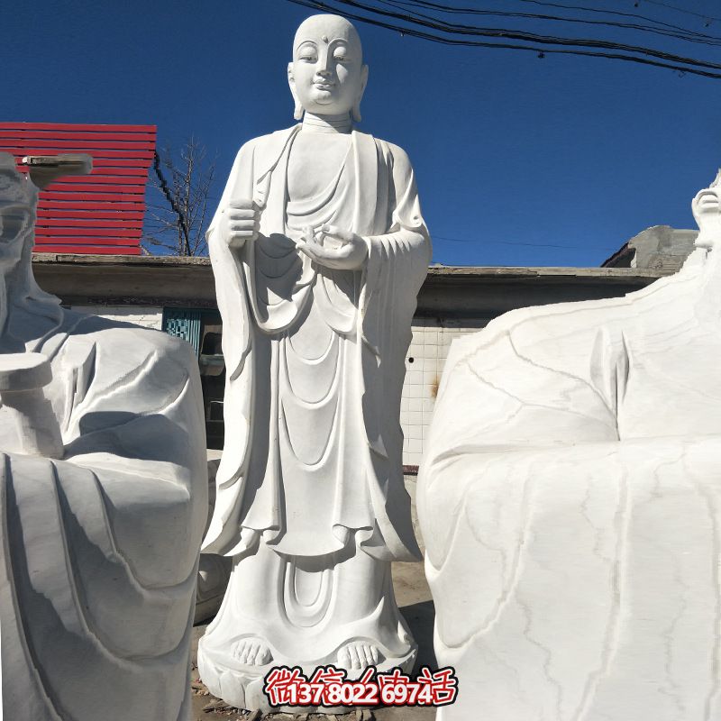 精美絕倫的漢白玉石雕佛像雕塑 精美絕倫的漢白玉石雕佛像雕塑