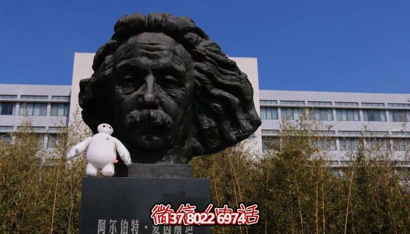 傳承名人風(fēng)采，愛因斯坦頭像銅雕