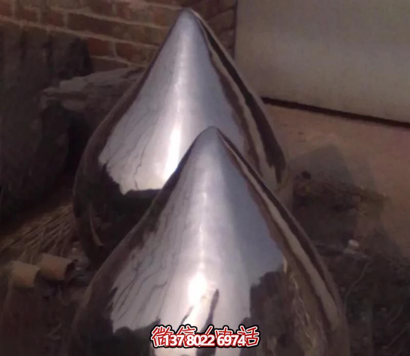 公園不銹鋼吉檸檬兩個(gè)水滴雕塑 公園不銹鋼吉檸檬兩個(gè)水滴雕塑