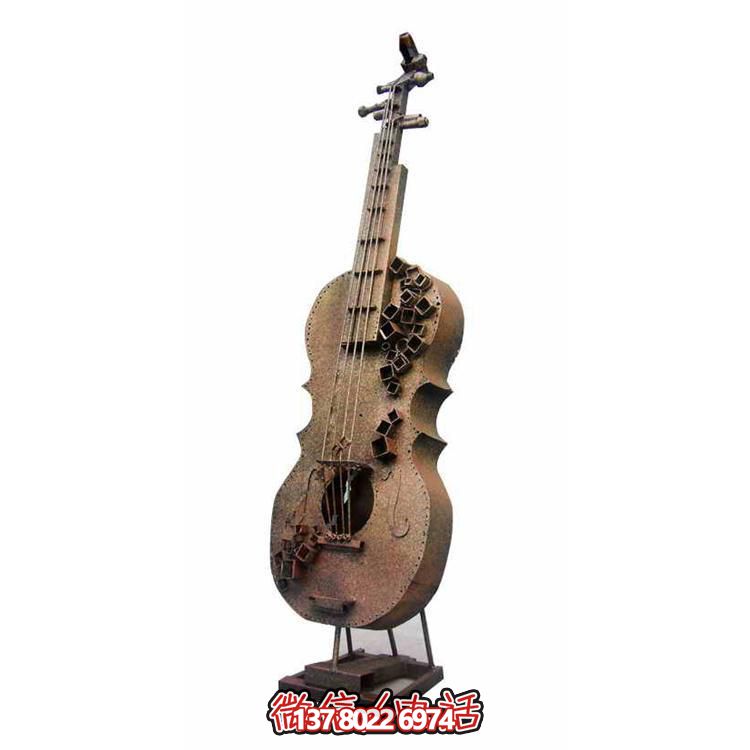 商場裝飾不銹鋼創(chuàng)意大提琴樂器雕塑