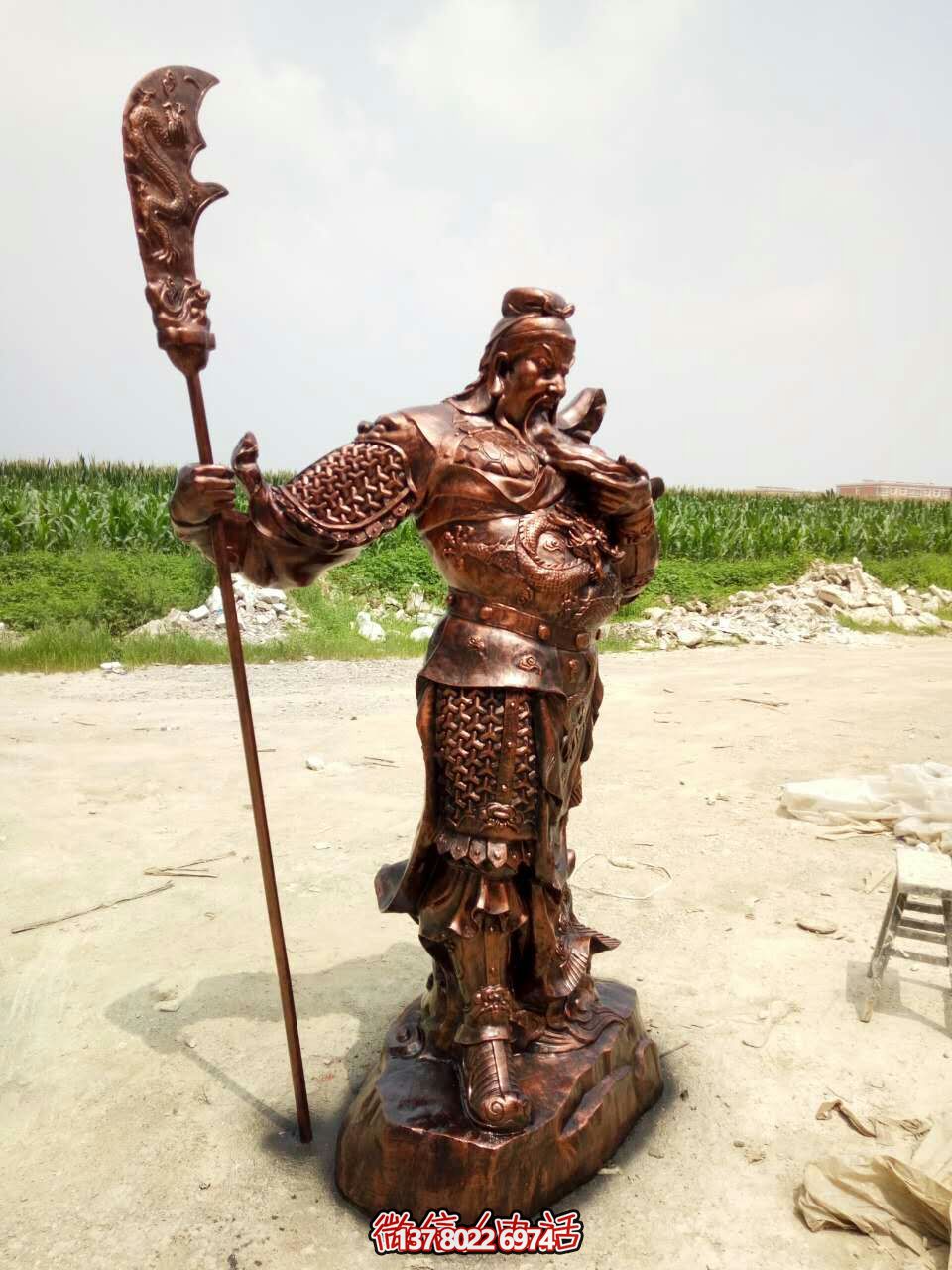玻璃鋼仿銅戶(hù)外大型景觀關(guān)公雕塑 玻璃鋼仿銅戶(hù)外大型景觀關(guān)公雕塑