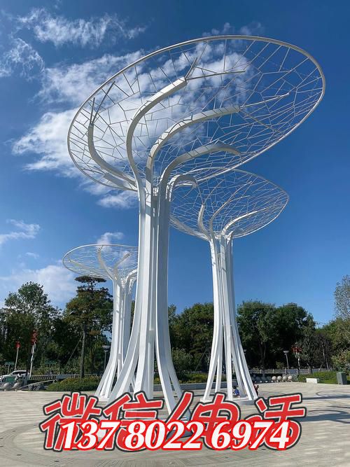 蒼穹之樹(shù) —— 不銹鋼戶外景觀雕塑