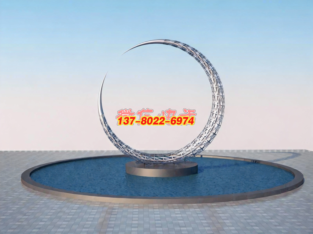 《月瀾織夢》：水境環(huán)縈間，鋼骨織就彎月穹廬的詩意回響